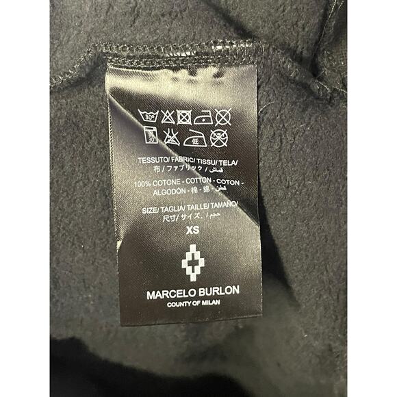 Marcelo Burlon Black & Gold Snake Print Long Sleeve Crewneck Sweatshirt NWOT COA - Picture 8 of 16